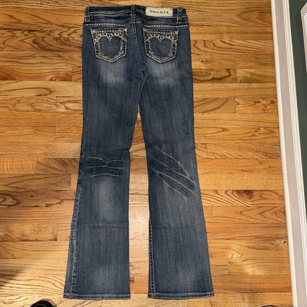 Women’s Grace in LA jeans size 7. Embellished jeans - Picture 2 of 5